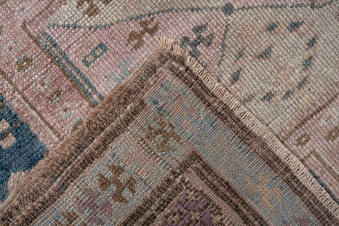 Antique Caucasian Runner Rug (3' x 9')